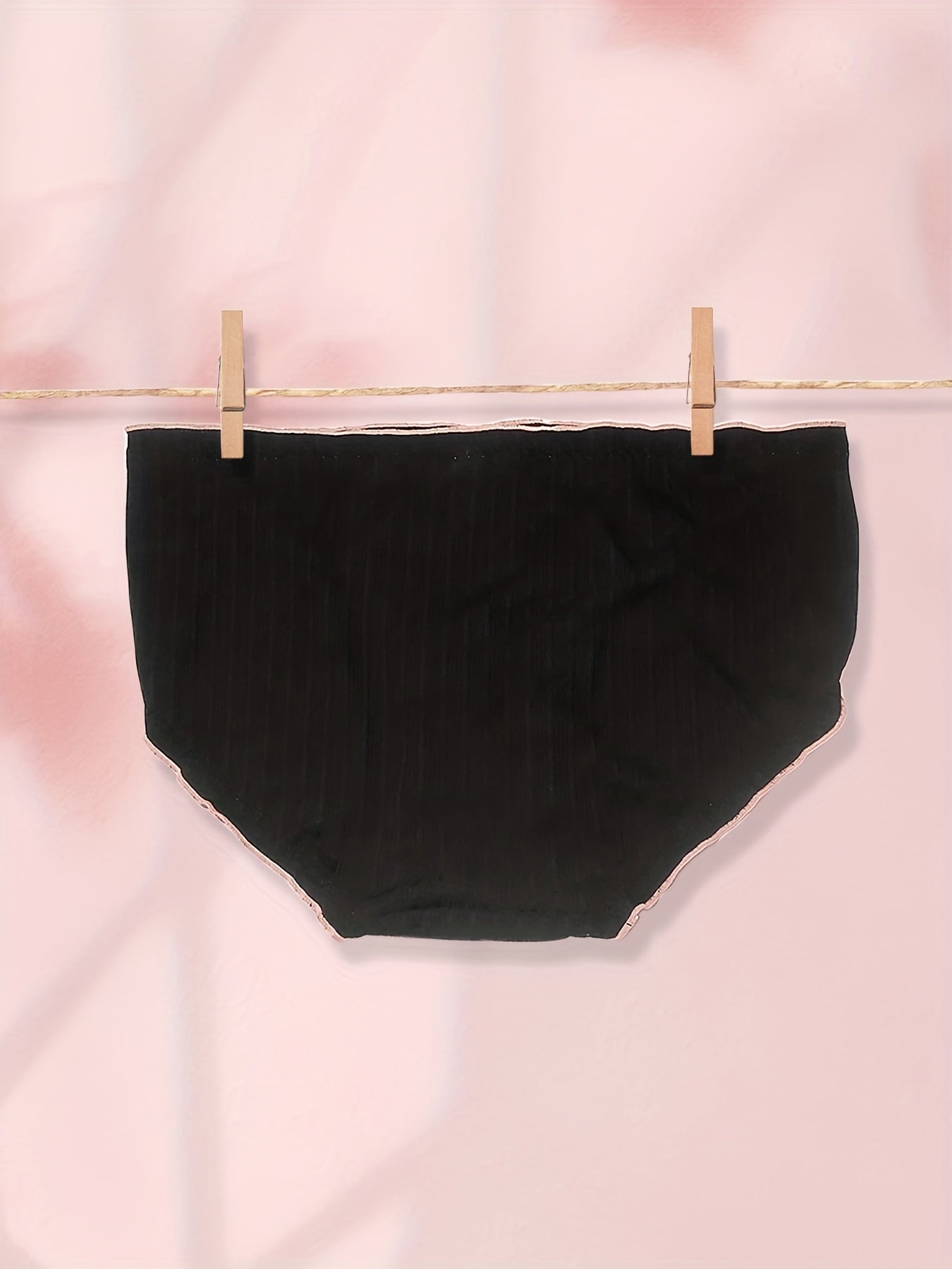 Panty Women's Plus Contrast Trim Low Waist Mini Bow