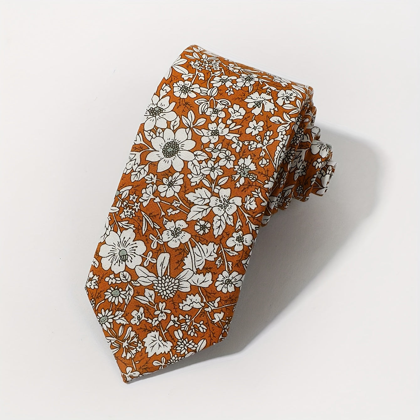 Men's Floral Print Pattern Party Style Tie