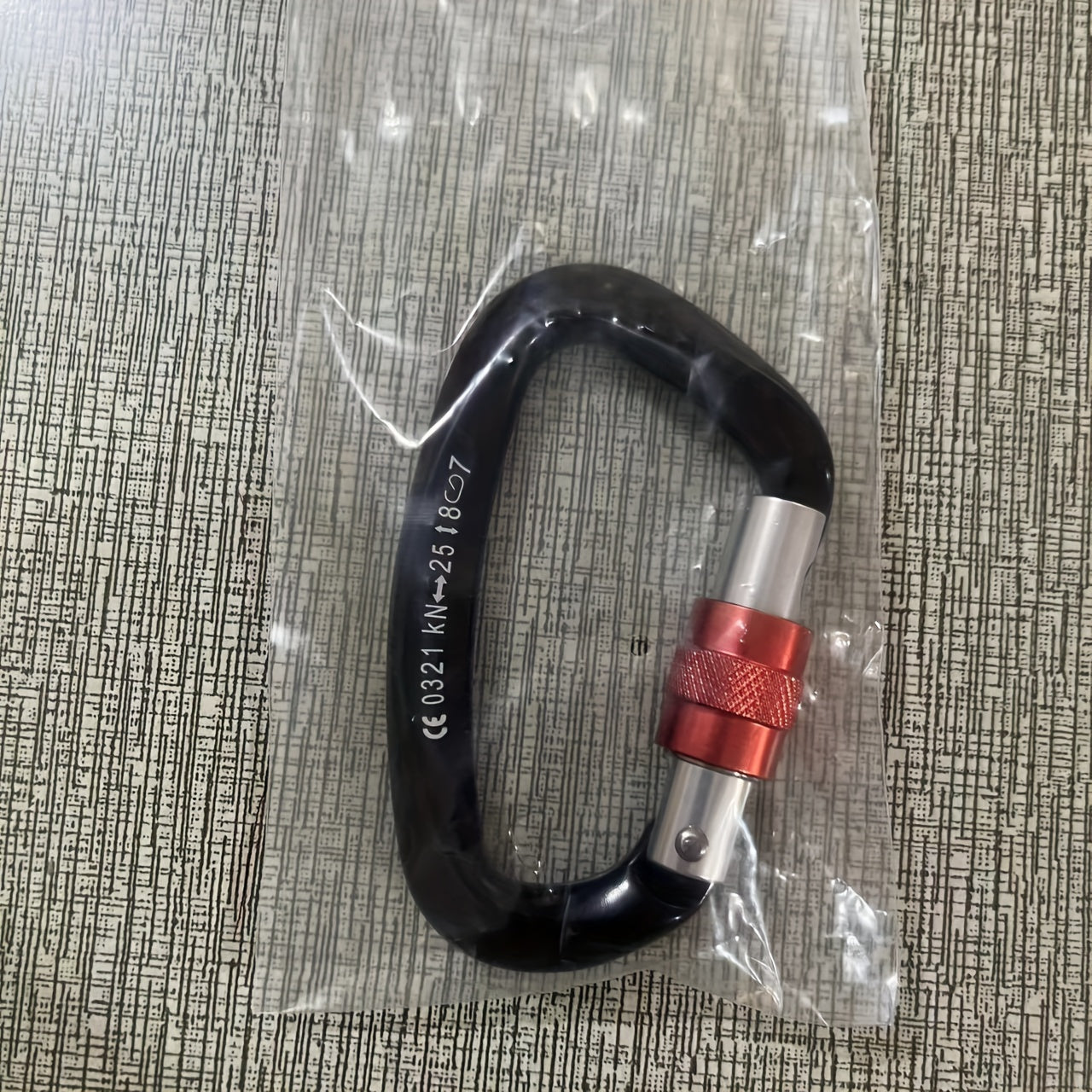 D Carabiner Aluminum Quick Hanging Buckle Camping