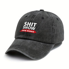 Fashionable Letter Printed Baseball Cap Adjustable Sunscreen Cap