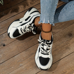 Chunky Mesh Breathable Sneakers Soft Shock Absorption Dad Shoes