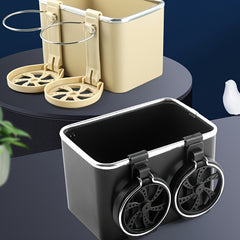 Car Armrest Storage Box Cup Holder Organizer