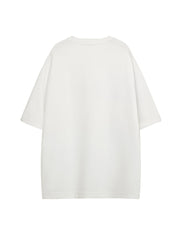 Gesture Print Loose Hip hop Short Sleeve Tee Shirt
