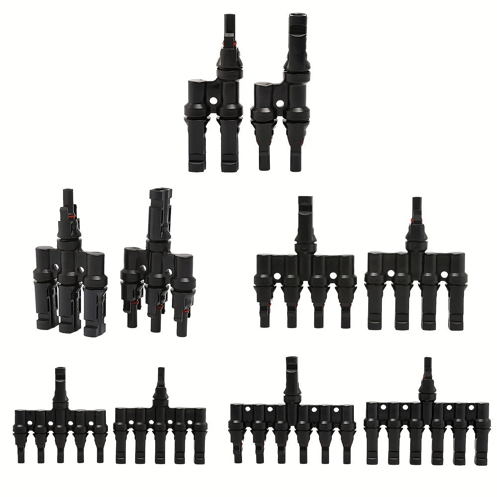 MC4 Solar Connectors T Branch Adapter Cable Plug Kit