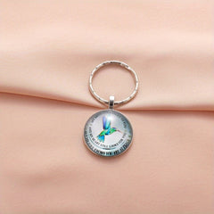 Vintage Bird Keychain Necklace Bag Charm Accessory