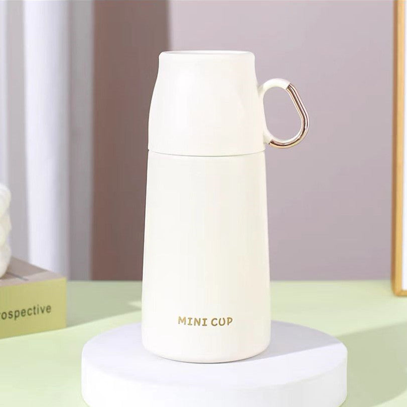 Mini Thermal Mug Stainless Steel Vacuum Insulated Bottle with Cup