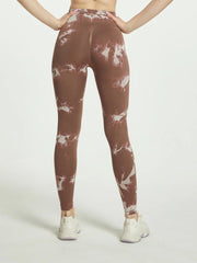 Tie Dye Yoga Workout Pants High Waist Running Fitness Leggings