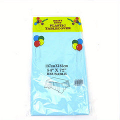 Disposable Plastic Tablecloth for Parties - Convenient and Durable