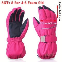 Winter Warm Gloves Waterproof Snow Gloves for Outdoor Sports Skiing