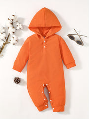 Baby Boys Knitted Hooded Long Sleeve Jumpsuit Kids Romper