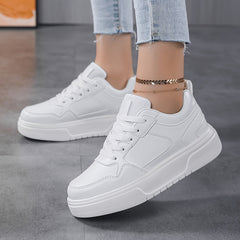 Women's Chunky Sneakers Wear Resistant Non Slip Flat Skate Shoes