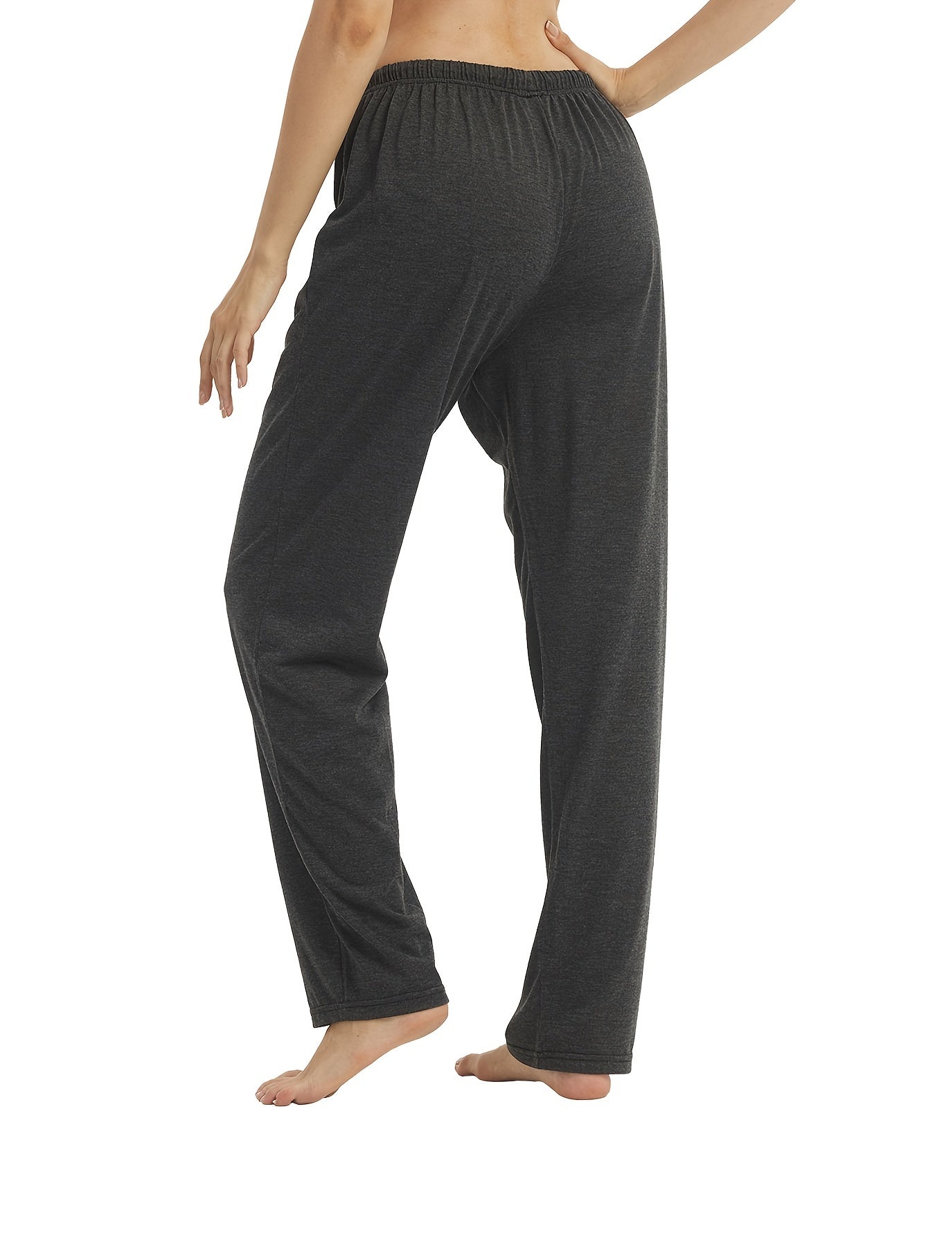 Women's Solid Pajama Pants Soft & Comfy Lounge Pants