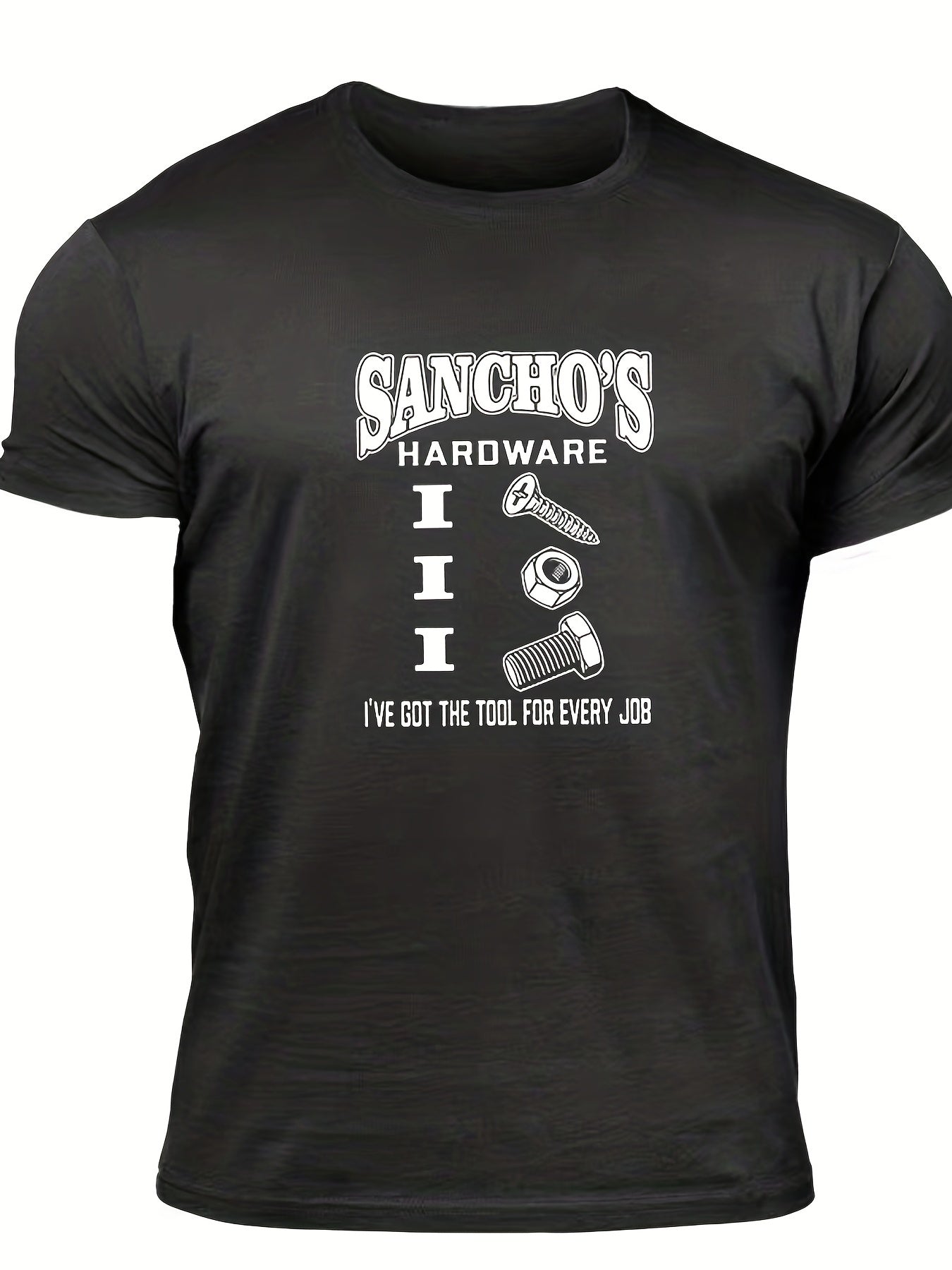 Men's Tool for Every Job Letter Print T-shirt
