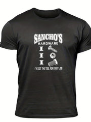 Men's Tool for Every Job Letter Print T-shirt