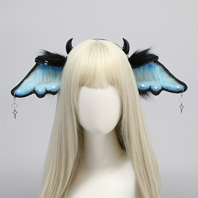 Sea Demon Headband with Cartoon Animal Ears for Cosplay