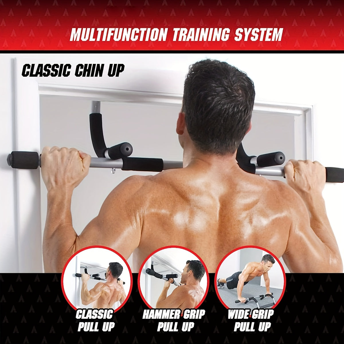 Wall Mounted Pull Up Bar for Home Strength Training