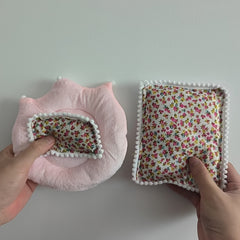 3pcs Dollhouse Party Series Fabric Mattress Pillow Set
