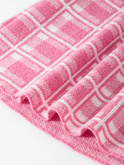 Girls Plaid Knit Sweater & Skirt Set - Autumn/Winter