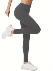 Slim Fit Stretch Cropped Yoga Leggings Women's Activewear