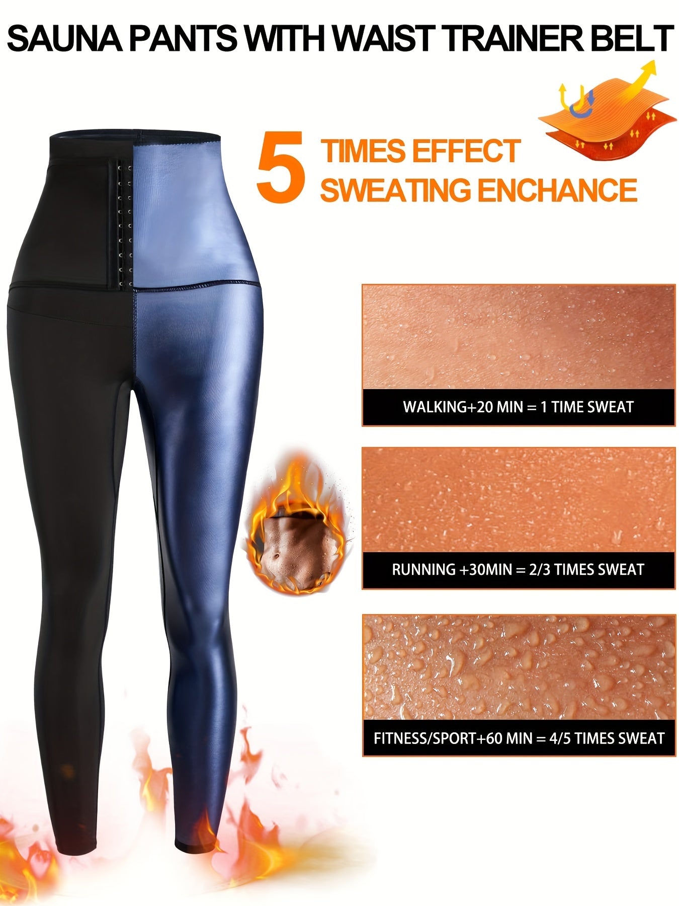 Women's Sauna Leggings for Weight Loss Hot Thermo Pants
