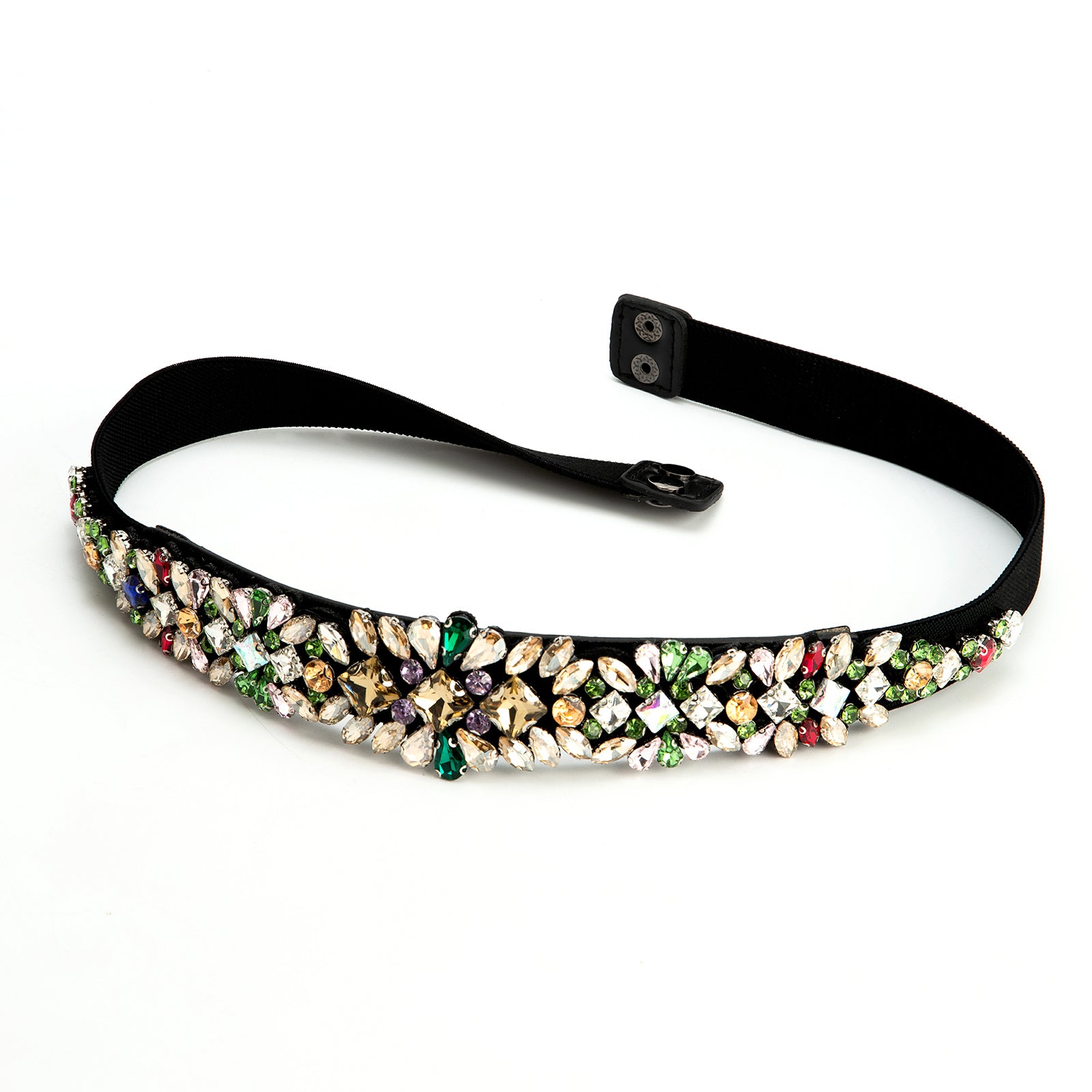 Rhinestone Elastic Belt Vintage Wedding Party Waist Belt