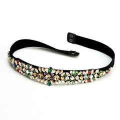 Rhinestone Elastic Belt Vintage Wedding Party Waist Belt