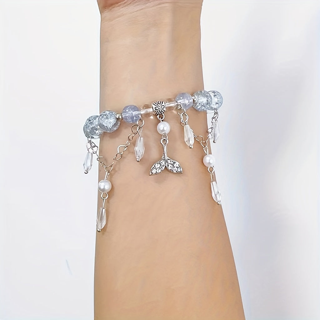 Mermaid Bracelet Small Beads Sweet Temperament Niche Hand Decoration