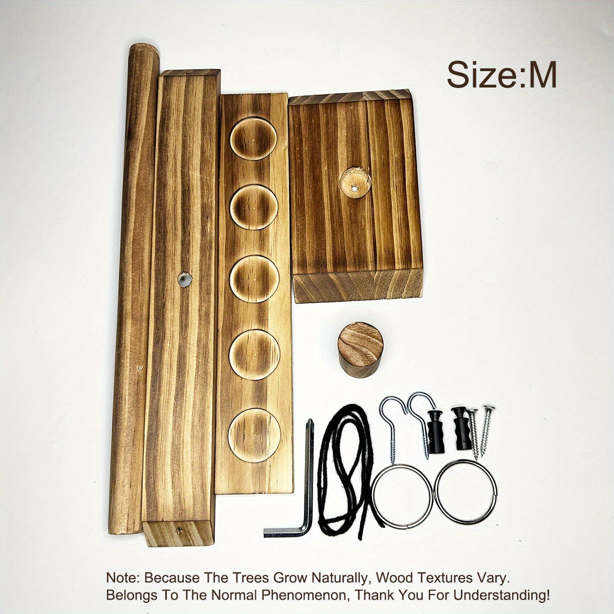 Hook And Ring Game - Wooden Ring Toss Set For Bars & Home Parties