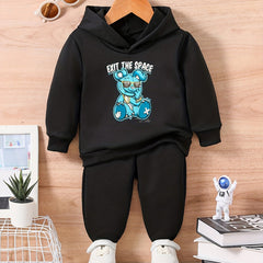 Baby Bear Series Casual Outfit Long Sleeve Set