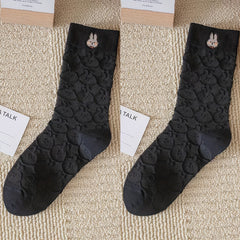 Cartoon Pattern Socks Cozy Women's Stockings