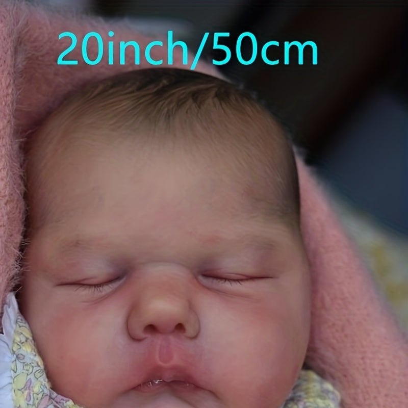 20inch Reborn Baby Newborn Size Doll Willa 3D Painted Skin