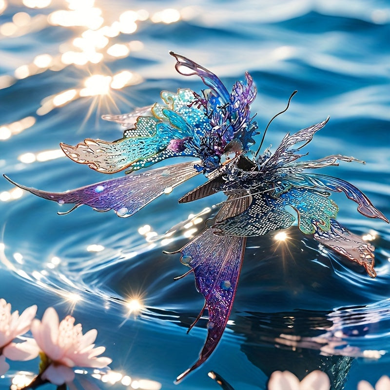 3D Metal Butterfly Mechanical Model Kit for Adults DIY Puzzle