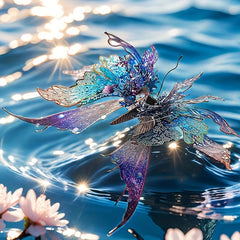 3D Metal Butterfly Mechanical Model Kit for Adults DIY Puzzle