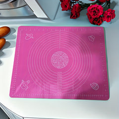 Large Pink Silicone Mat Kitchen Dining Room Placemat