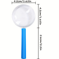 8pcs Colorful Plastic Magnifying Glasses for Kids Party Favors