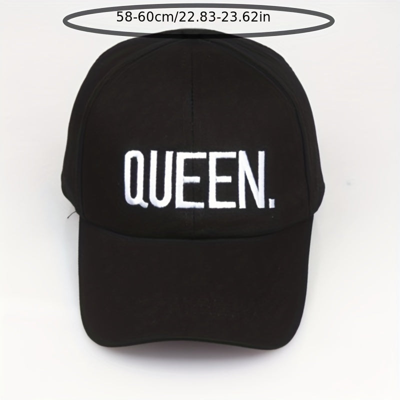 King Queen Embroidered Baseball Cap