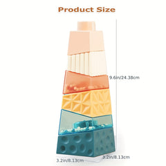 6 Piece Baby Stacking Toys for Balance Sorting Early Education Boys & Girls