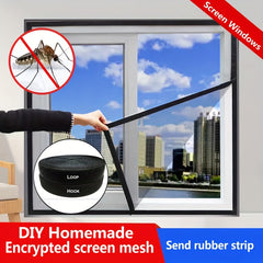 Magic Sticker Window Screen Mesh Anti-Mosquito Net
