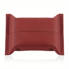 Car Tissue Box Leather Chair Back Draw Paper Bag Hanging Sun Visor Armrest Box