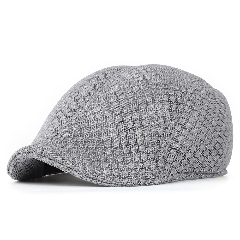 Solid Mesh Beret Cutout Design