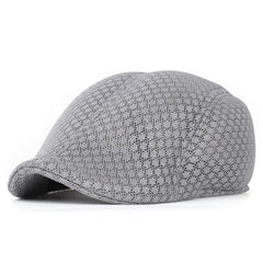 Solid Mesh Beret Cutout Design