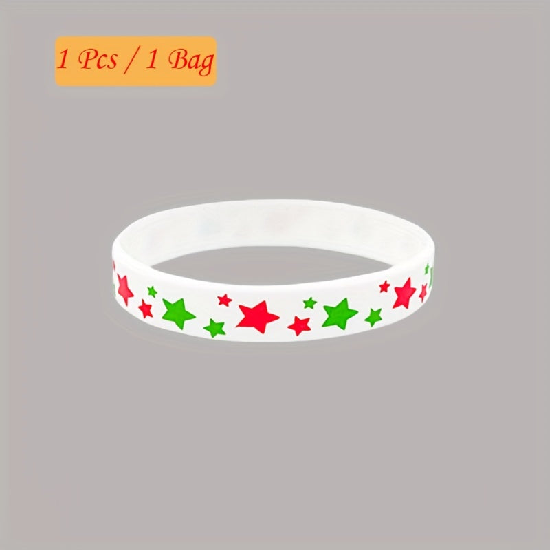 Christmas Silicone Bracelet Sporty Wristband