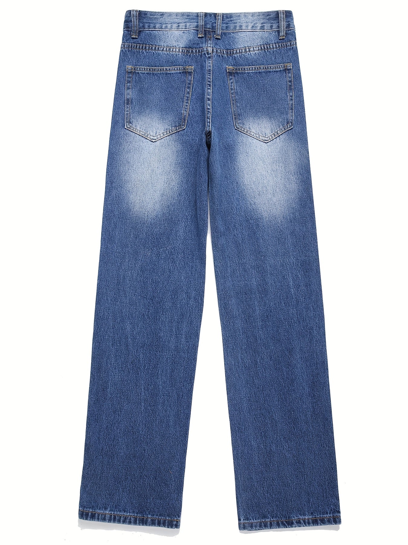 Men's Distressed Street Style Denim Jeans