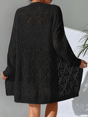 Long Sleeve Open Front Casual Sweater for Women
