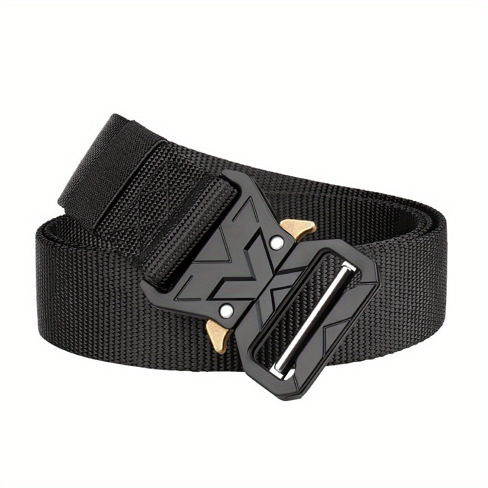 Men's Tactical Belt Quick Release Thickened Nylon