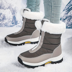 Women's Waterproof Snow Boots Warm Winter Hiking Boots