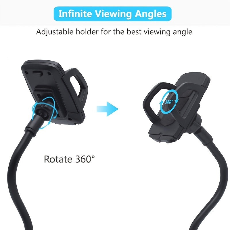 Universal Magnetic Car Cup Holder for 2 Phones 360° Rotation