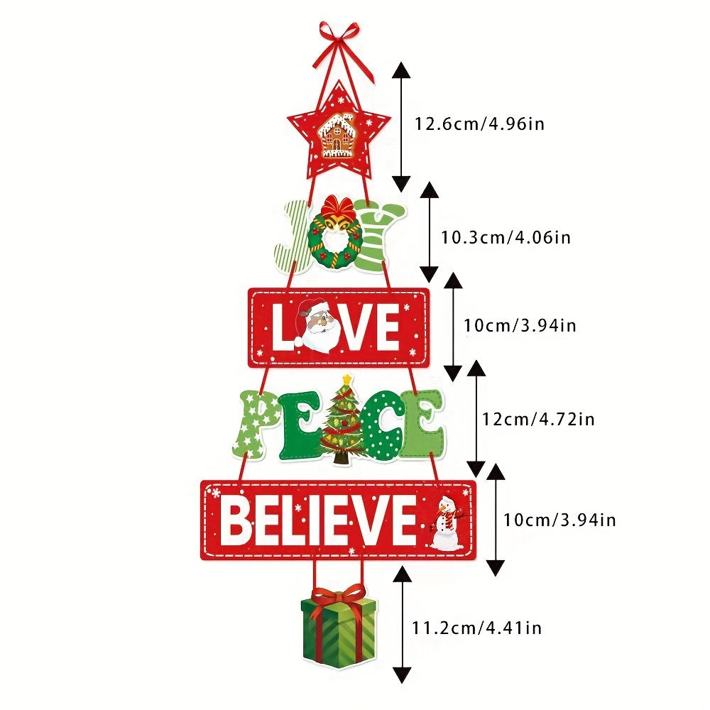 Christmas Decorative Door Banner for Outdoor & Indoor Home Decor