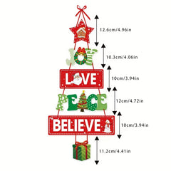Christmas Decorative Door Banner for Outdoor & Indoor Home Decor