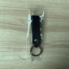Men's PU Leather Key Chain Metal Key Ring Pendant